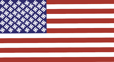 us flag swastikas 1 - Profiles of America's Beloved TV Celebrities (21) - Kevin Spacey's Father was a Member of the American Nazi Party