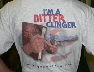 bitter clinger shirt 300x231 - GOP - Pay No Attention to Our Crazy Supporters Who Want to Kill Obama