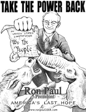 Ron Paul poster - Anti-Defamation League to Ask Ron Paul to Distance Himself from Neo-Nazi Groups