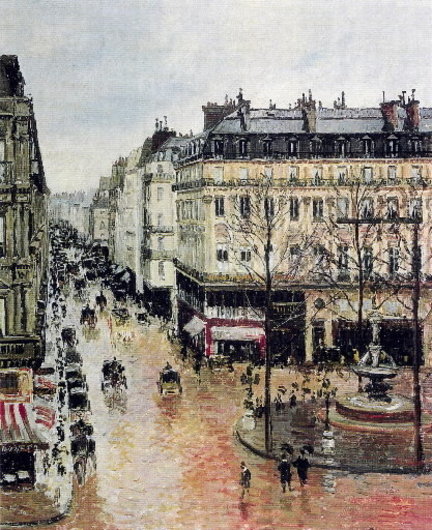 rue saint honore afternoon rain nazisjpg 82e17b57ca5141a3 large - Spain Stands off Grandson – who Fled Nazis to Casablanca and Cleveland – over Pissarro Painting Sold by Thyssen Heir