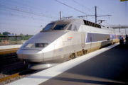 180px SNCF TGV A 359 at Poitiers Futuroscope - California