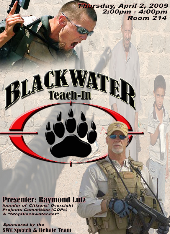 blackwater invite swc - CIA Gives Blackwater New $100 Million Contract
