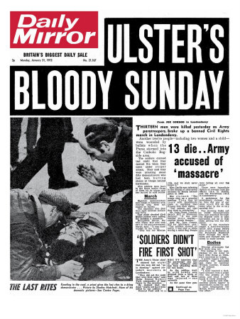 mirrorpix ulsters bloody sunday 13 die army accused of massacre - Bloody Sunday Soldiers Like &#039;Nazi Stormtroopers&#039; / Perjury Charges Sought against Bloody Sunday Soldiers