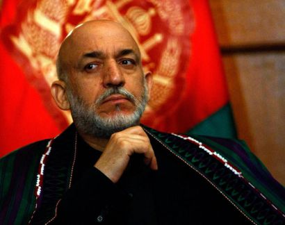 karzai big pic - WikiLeaks Memos Say Ex-ISI Chief Plotted Karzai Assassination