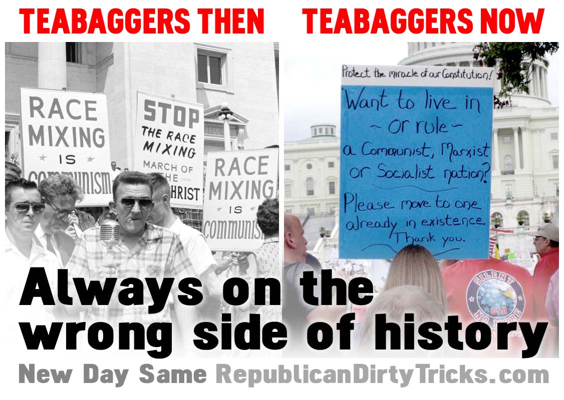 Teabaggers ThenandNow - Right-Wing “Shadow” PACs Are Buying the Election as Senate GOP Kills DISCLOSE Act Again