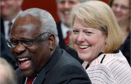 thomas ginny - Wife of Clarence Thomas Stepping Down from Far-Right Think Tank