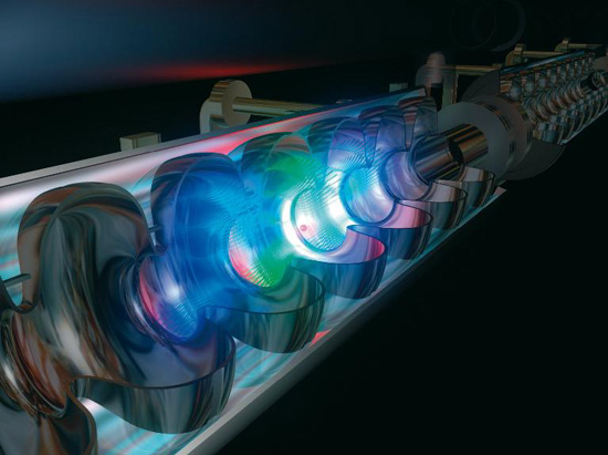free electron laser thingy thumb 550xauto 59690 - Navy Laser will Blast through 2,000 Feet of Steel per Second by 2020