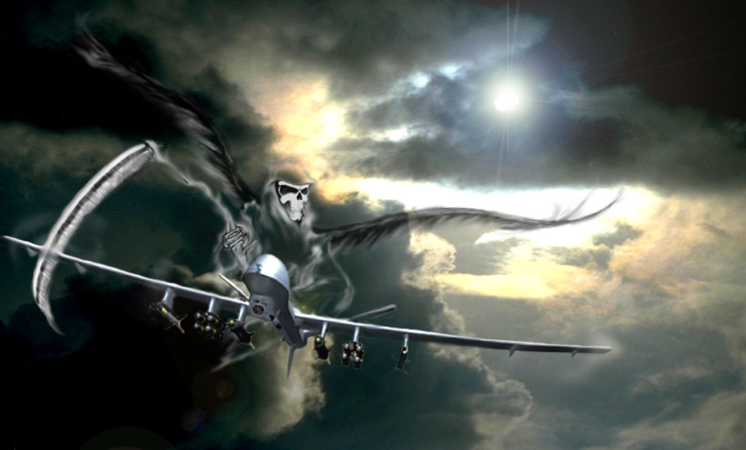 reaper drone art - US Troops &#039;Killed by Friendly Fire&#039;