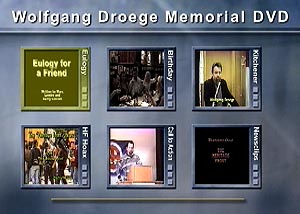 dvd menu - Wolfgang Droege's 2005 Obituary