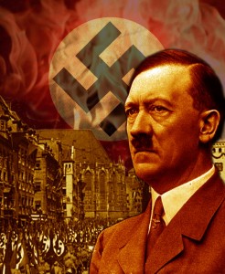 adolf hitler 246x300 - Scenes from the Postwar Reemergence of the Nazi Party (Plus Nazi War Criminals Honored at Harvard, Stanford and NASA)