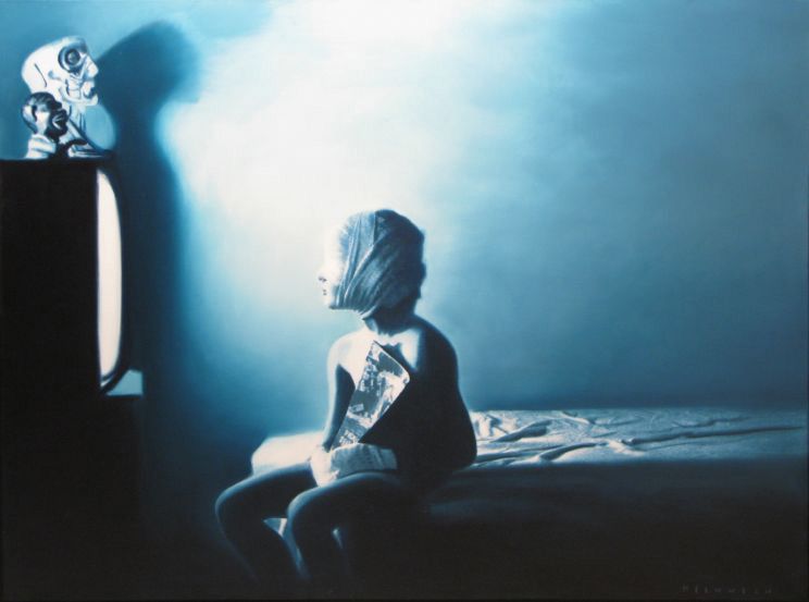 Night IV Phoney Death II 1 - The True Impact of Violence On Childhood? Why Every American Ought To See The Paintings Of Gottfried Helnwein