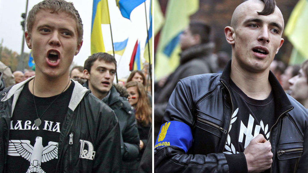 16 svoboda2 r w LRG - Virulently Anti-Semitic Fascist Group at Heart of Ukraine Protests Meets with John McCain