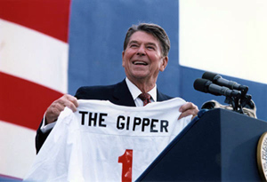 Reagan The Gipper shirt3 - Ronald Reagan and the Infantilization of American Politics