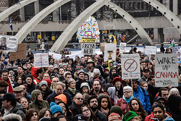 20150314 2048 BILLC51 31 590 - Bill C-51 and ‘Fascist Shift’ in Canada Decried at Toronto Rally