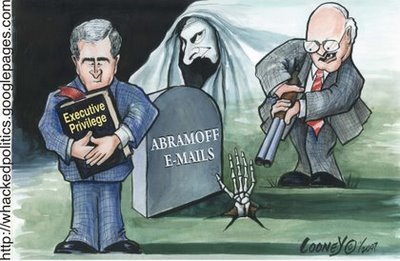 AbramoffEmail large - Bush Invokes Secrecy Defense to Avoid Abramoff Files Release