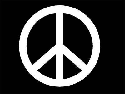 black%2Bpeace%2Bsign - The John Birch Society's Apocryphal History of the Peace Sign