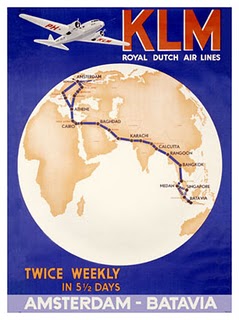 0000 4045 6%7EKLM Royal Dutch Airlines Posters - Dutch Royal Airlines KLM helped Nazis Flee to Argentina