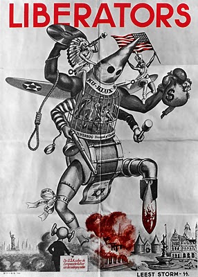 Liberators Kultur Terror Anti Americanism 1944 Nazi Propaganda Poster - The Plot Against The Peace, by Michael Sayers and Albert E. Kahn – Excerpts