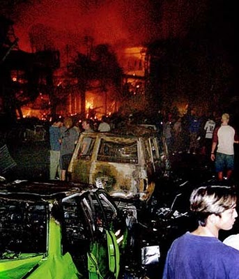 Bali Bomb Blast Cars - British Bali Bomb Blowback (and Blair)