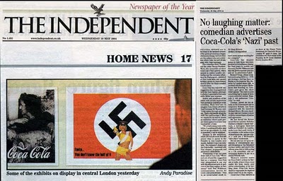 20040526 coke ind.2 - Coca-Cola & the Nazis/British Comedian Publicizes Coke’s Nazi Past