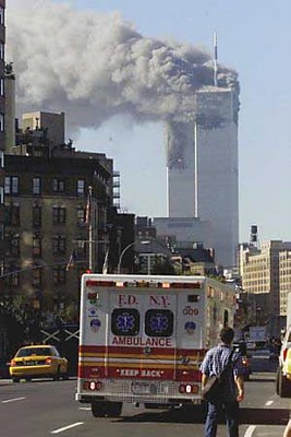 9 11 towers burning - 9/11
