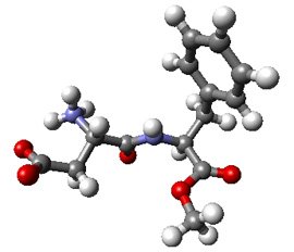Chemical Structure aspartame - NutraSweet, the NutraPoison