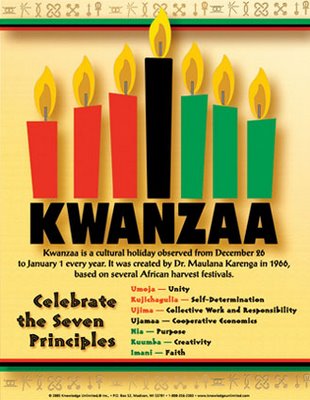 7218P%7EKwanzaa Posters - Kwanzaa