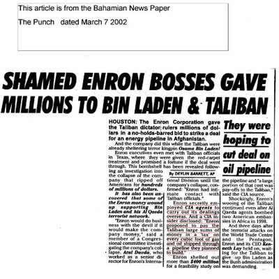 ENRON MONEY TO TALIBAN - History of the Taliban (Part One)